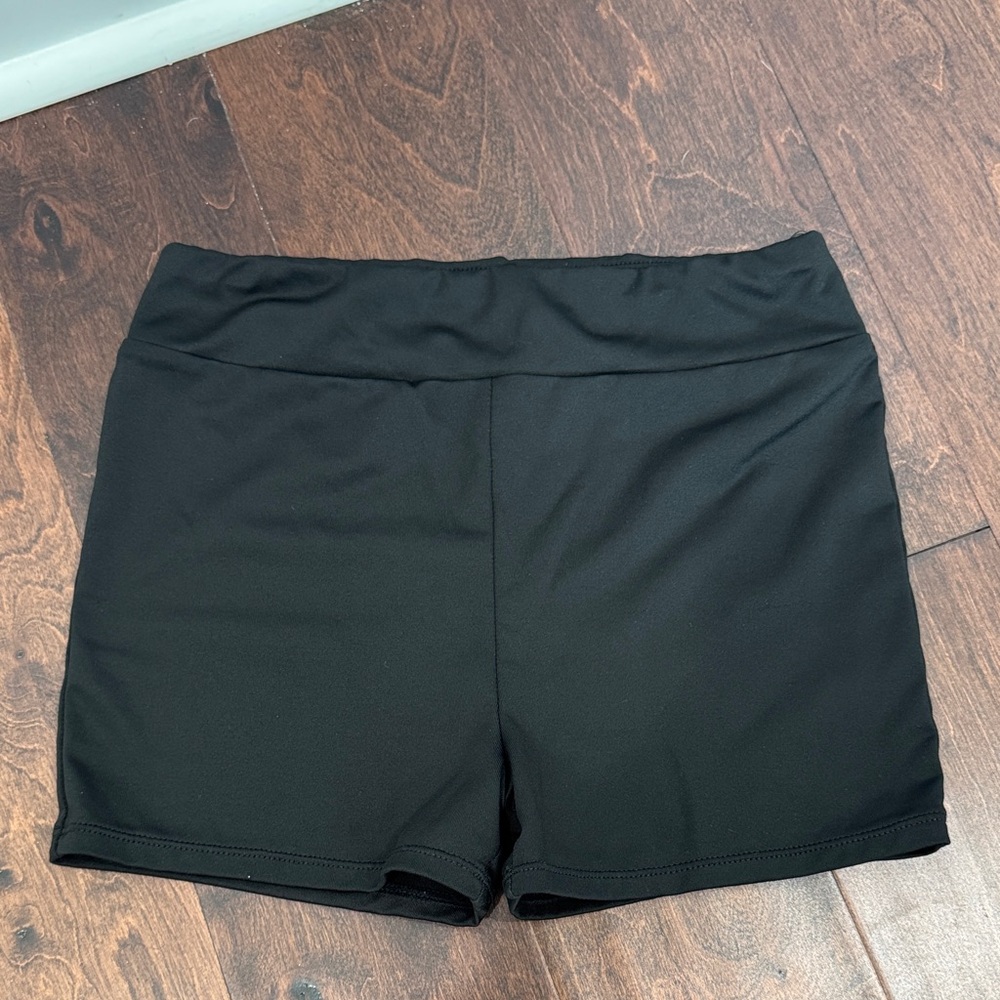 Cat & Jack Girls Black Active Shorts Volleyball Dance Gymnastics Running, XL